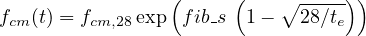                 (     (   ∘ -----))
fcm (t) = fcm,28exp fib s 1 - 28∕te
