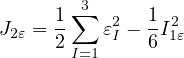         3
J2ε = 1∑  ε2 - 1I2
      2I=1 I   6 1ε
